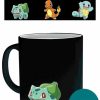 POCKET MONSTER Pokemon Til Bornevaerelset | Charmander Squirtle Bulbasaur Krus Med Farveskift