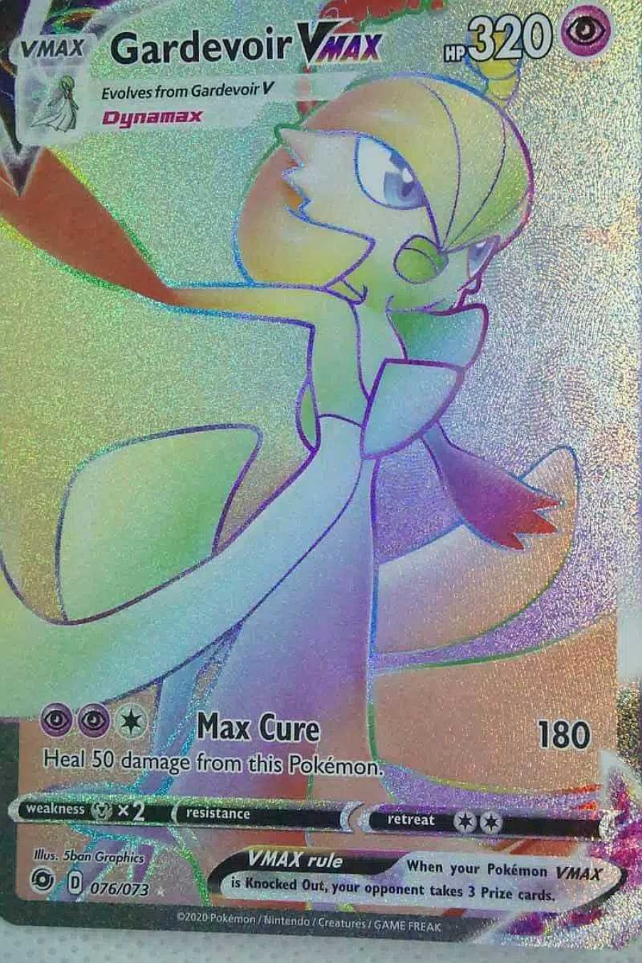 POCKET MONSTER Pokemon Kort | Gardevoir Vmax 076/073 Hyper Rare