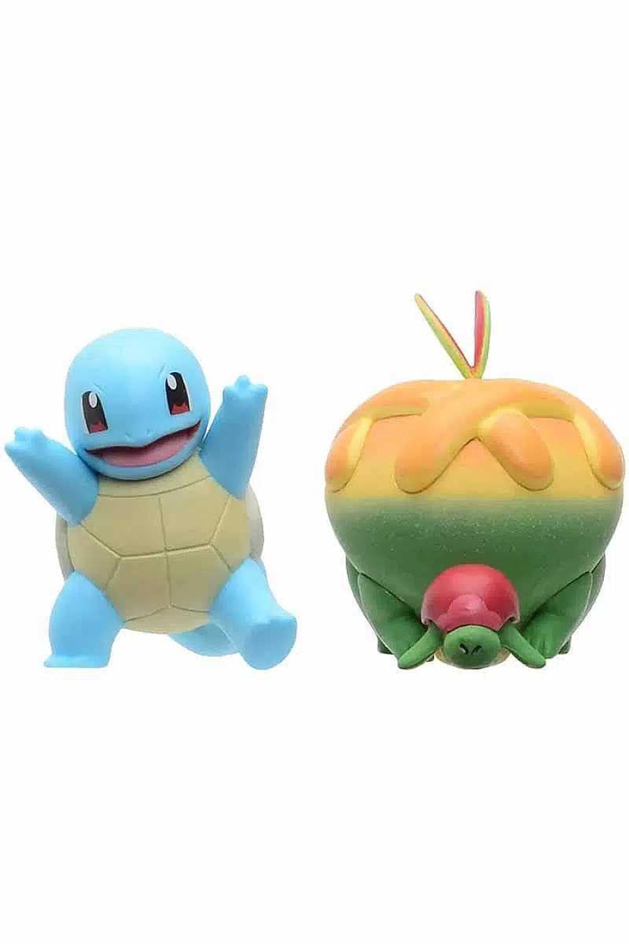 POCKET MONSTER Pokemon Figurer | Squirtle & Appletun Figurer