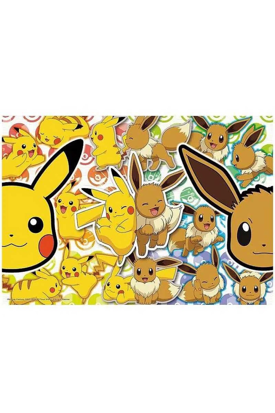 POCKET MONSTER Pokemon Til Bornevaerelset | Eevee & Pikachu Puslespil