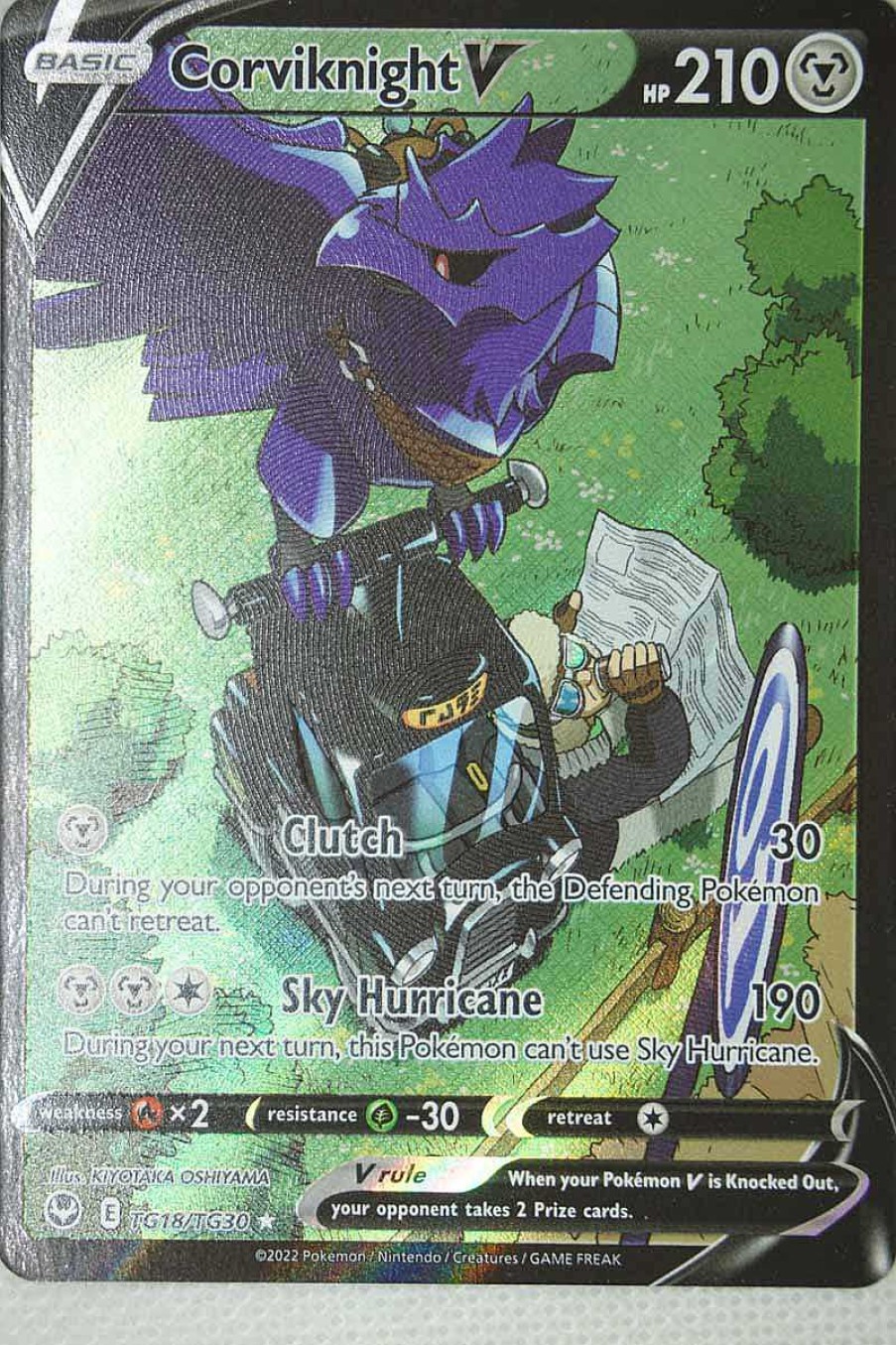 POCKET MONSTER Pokemon Kort | Corviknight V Tg18/Tg30