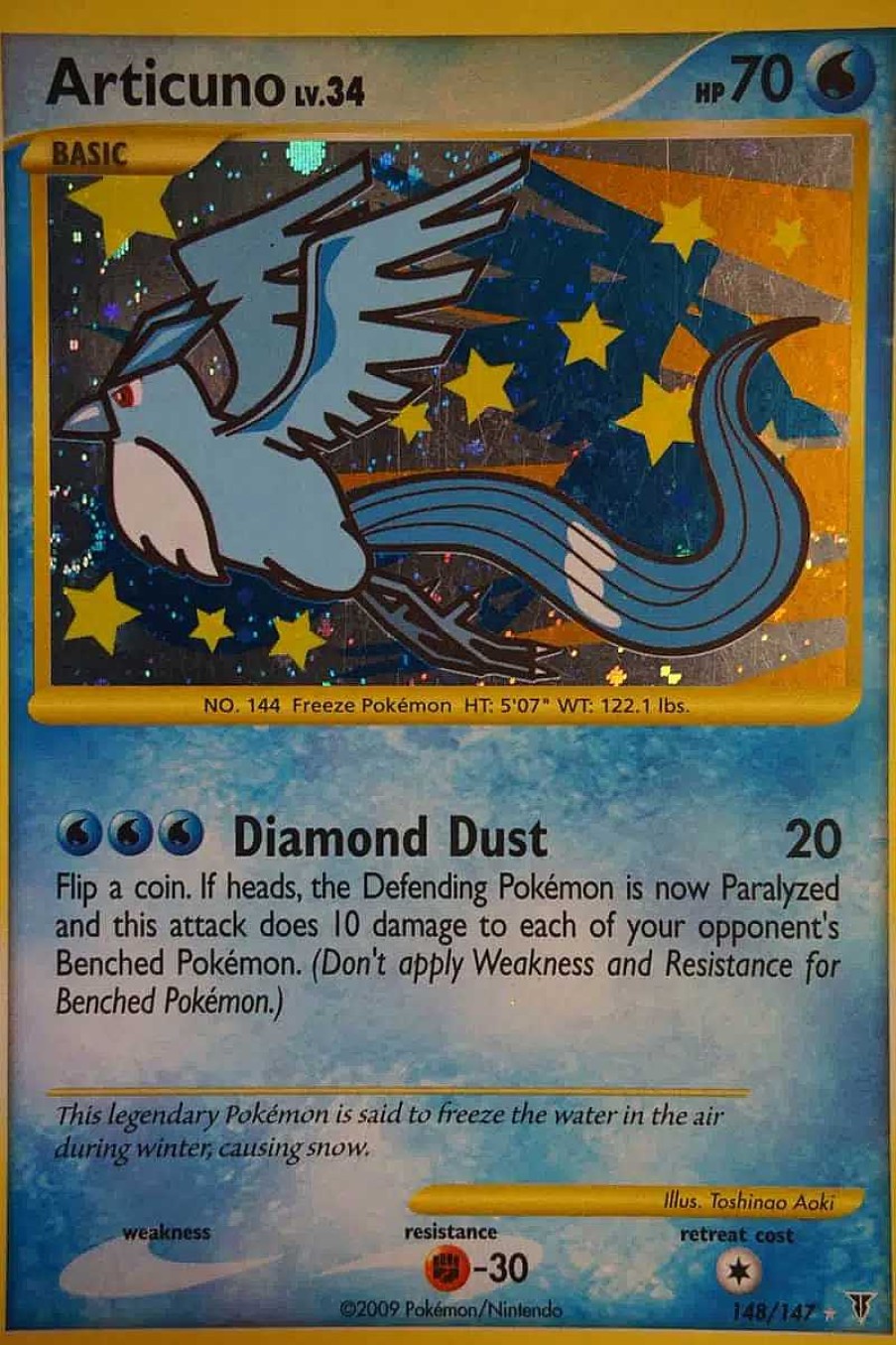 POCKET MONSTER Pokemon Kort | Articuno 148/147 Secret Rare