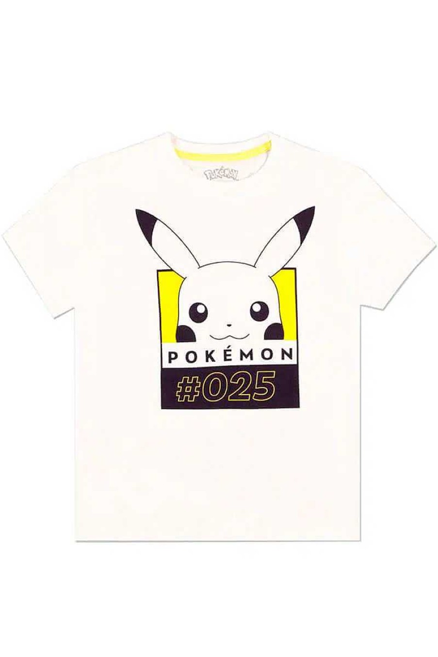 POCKET MONSTER Pokemon Til Bornevaerelset | Hvid Pikachu T Shirt Small