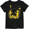 POCKET MONSTER Pokemon Til Bornevaerelset | Sort Pikachu T Shirt Til Born