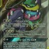 POCKET MONSTER Pokemon Kort | Muk & Alolan Muk Gx 197/214 Full Art