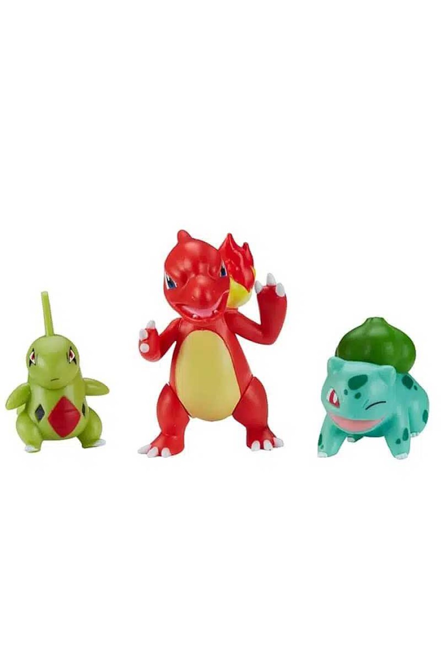 POCKET MONSTER Pokemon Figurer | Charmeleon, Bulbasaur Og Larvitar Figurer