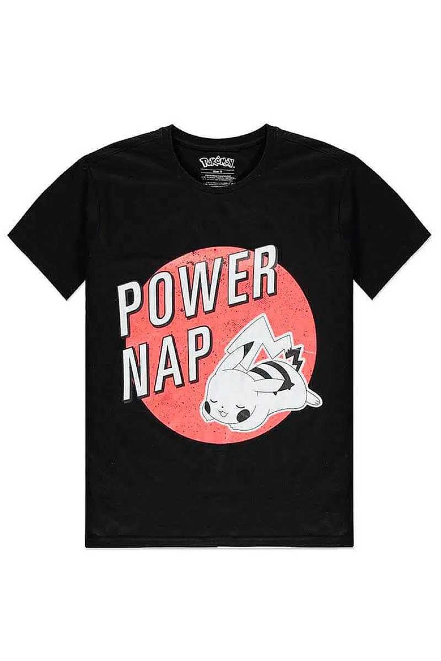 POCKET MONSTER Pokemon Til Bornevaerelset | Pikachu Power Nap T Shirt I Medium