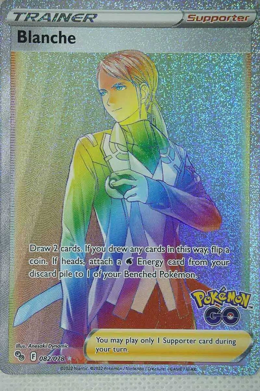 POCKET MONSTER Pokemon Kort | Blanche 082/078 Hyper Rare