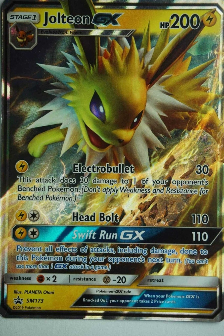 POCKET MONSTER Pokemon Kort | Jolteon Gx Sm173 Promo