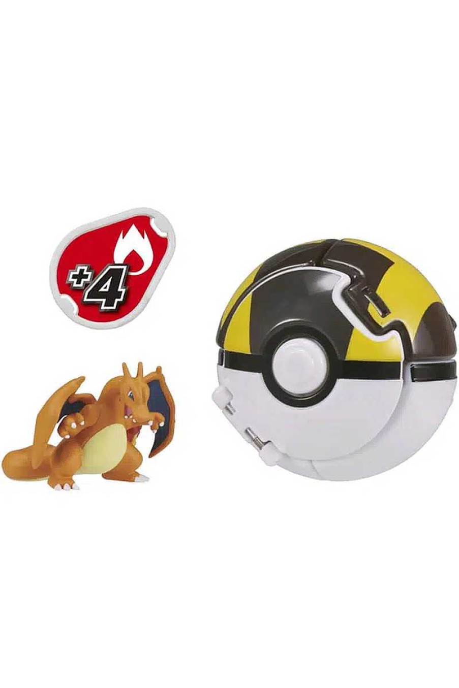 POCKET MONSTER Pokemon Figurer | Japansk Charizard Og Ultra Ball