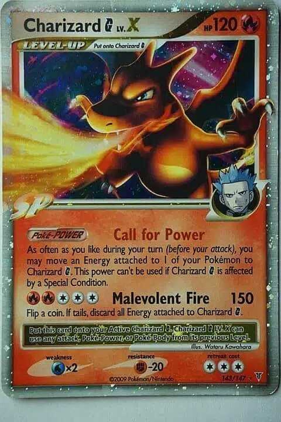 POCKET MONSTER Pokemon Kort | Charizard G Lv.X 143/147