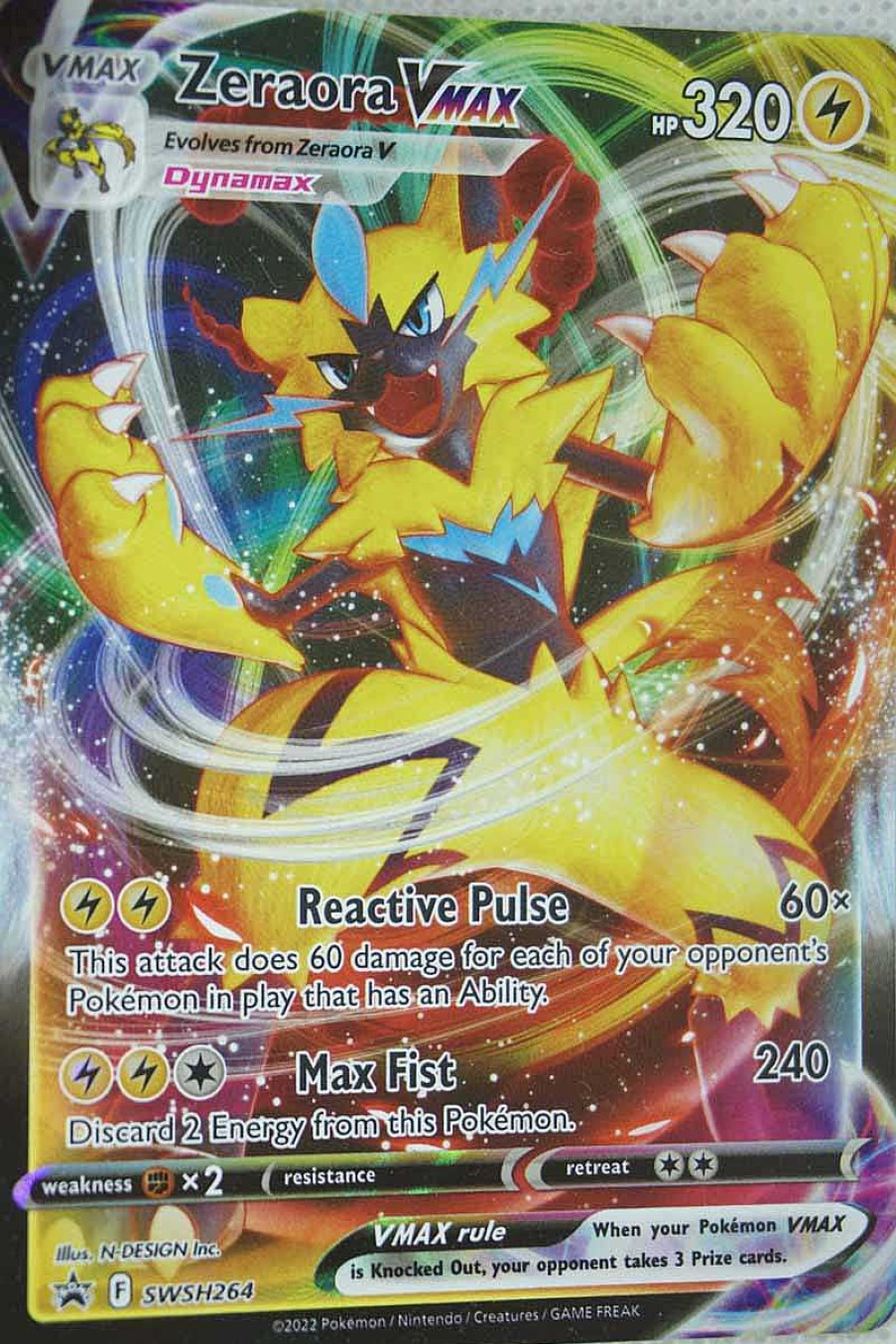 POCKET MONSTER Pokemon Kort | Zeraora Vmax Swsh264