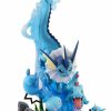 POCKET MONSTER Pokemon Figurer | Japansk Udstillings Figur Med Vaporeon Og Andre Vandtyper