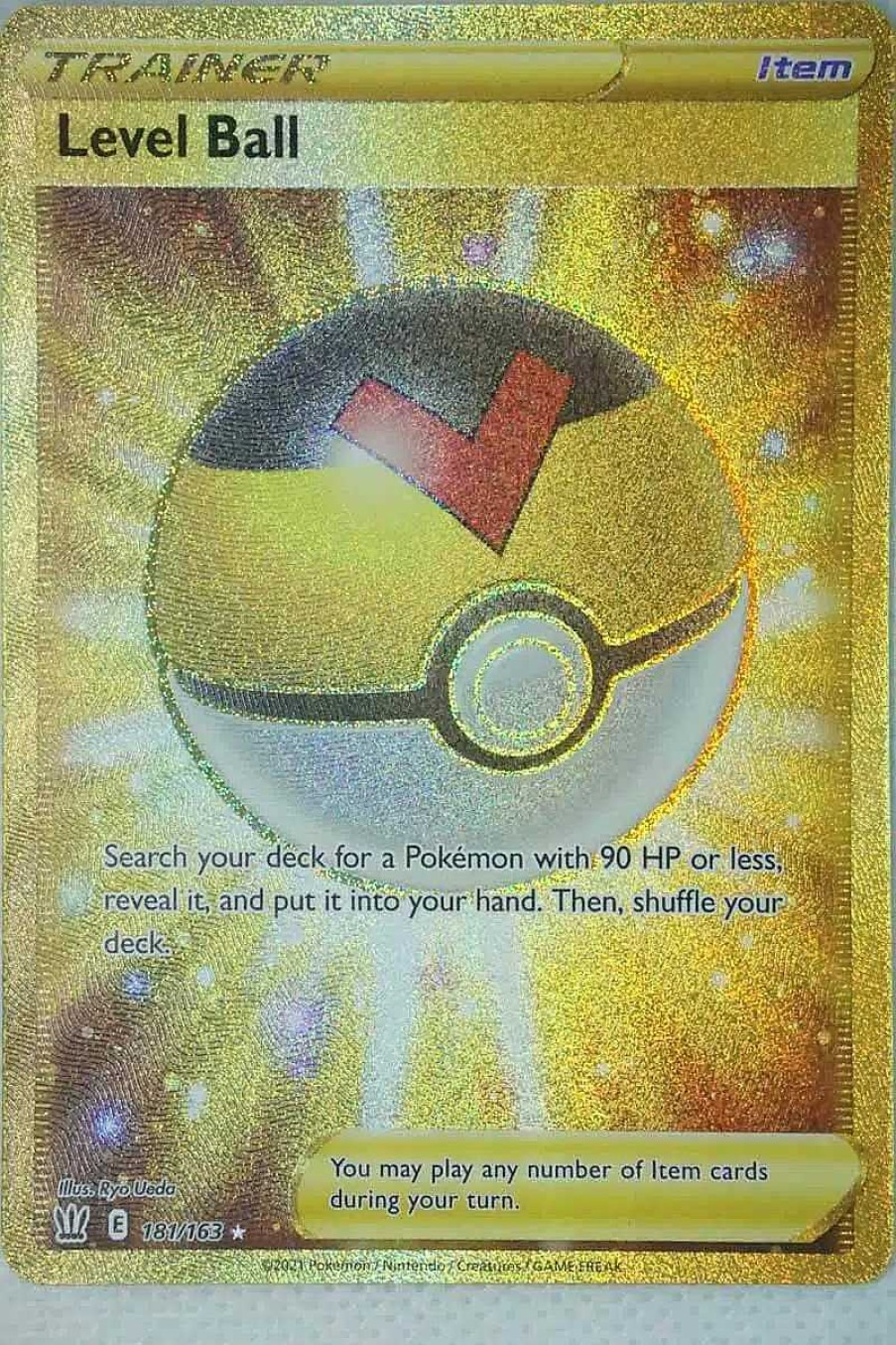 POCKET MONSTER Pokemon Kort | Level Ball 181/163 Secret Rare