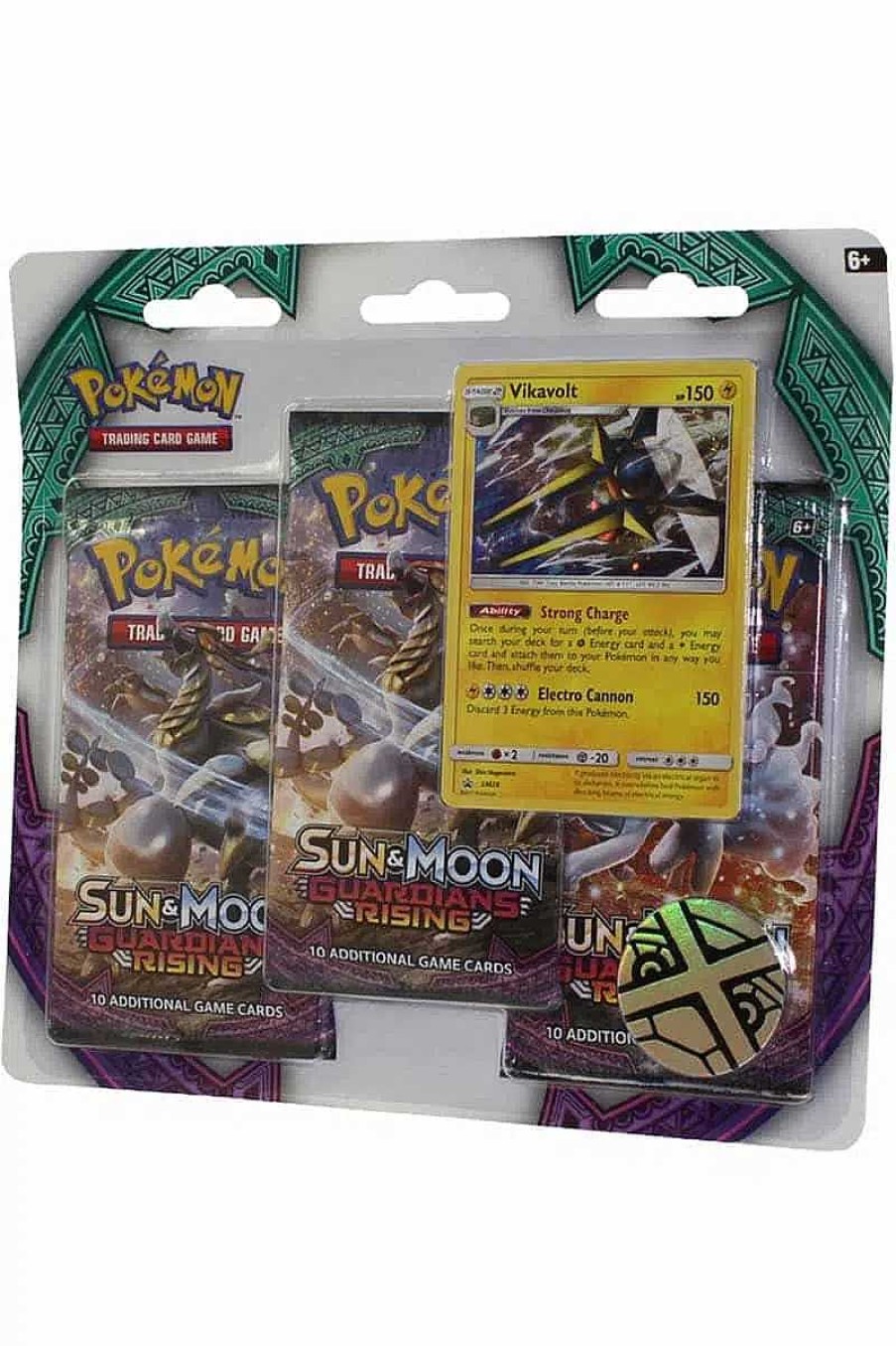 POCKET MONSTER Pokemon Kort | Guardians Rising Blisterpakke Med Vikavolt