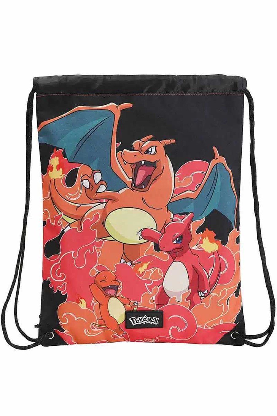 POCKET MONSTER Pokemon Skoleudstyr | Gymnastiktaske Med Charizard, Charmeleon Og Charmander