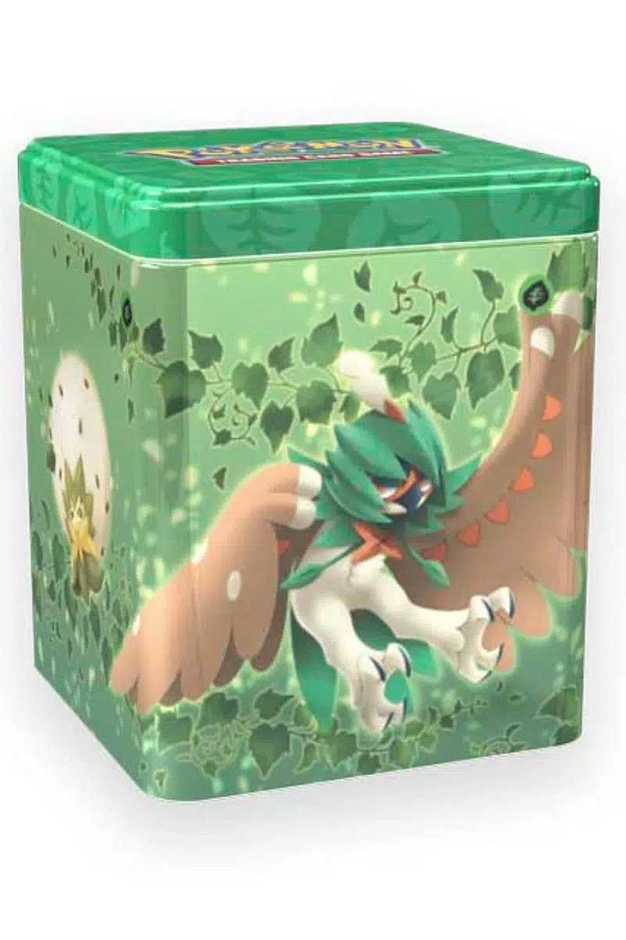 POCKET MONSTER Pokemon Kort | Poke Stacking Tin Med Graes Pokemons