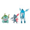 POCKET MONSTER Pokemon Figurer | Bulbasaur Sneasel Og Glaceon Figurer