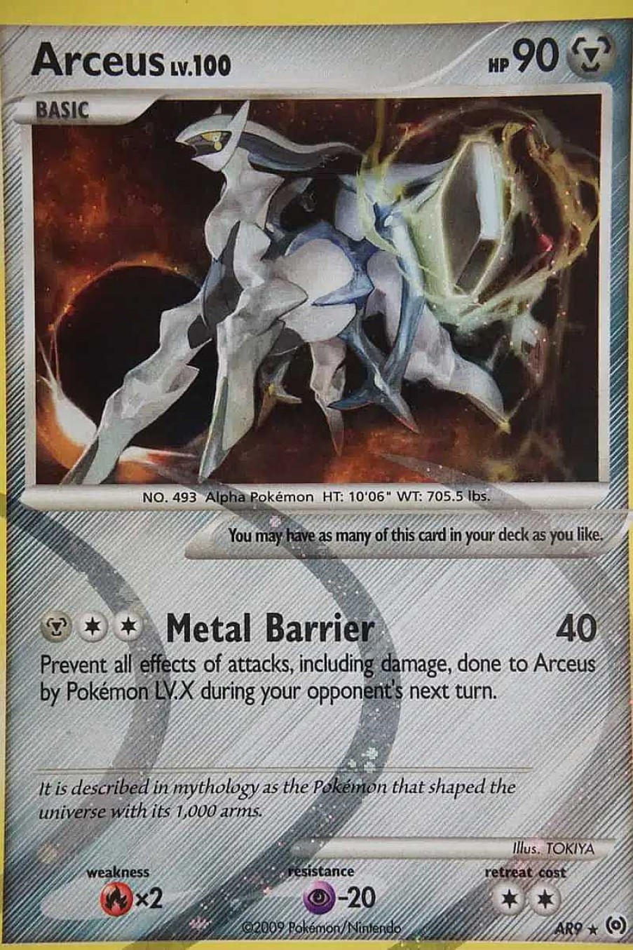 POCKET MONSTER Pokemon Kort | Arceus Ar9 Holo Rare