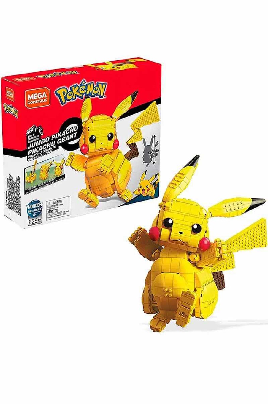 POCKET MONSTER Pokemon Figurer | Kaempe Pikachu Mega Construx Figur