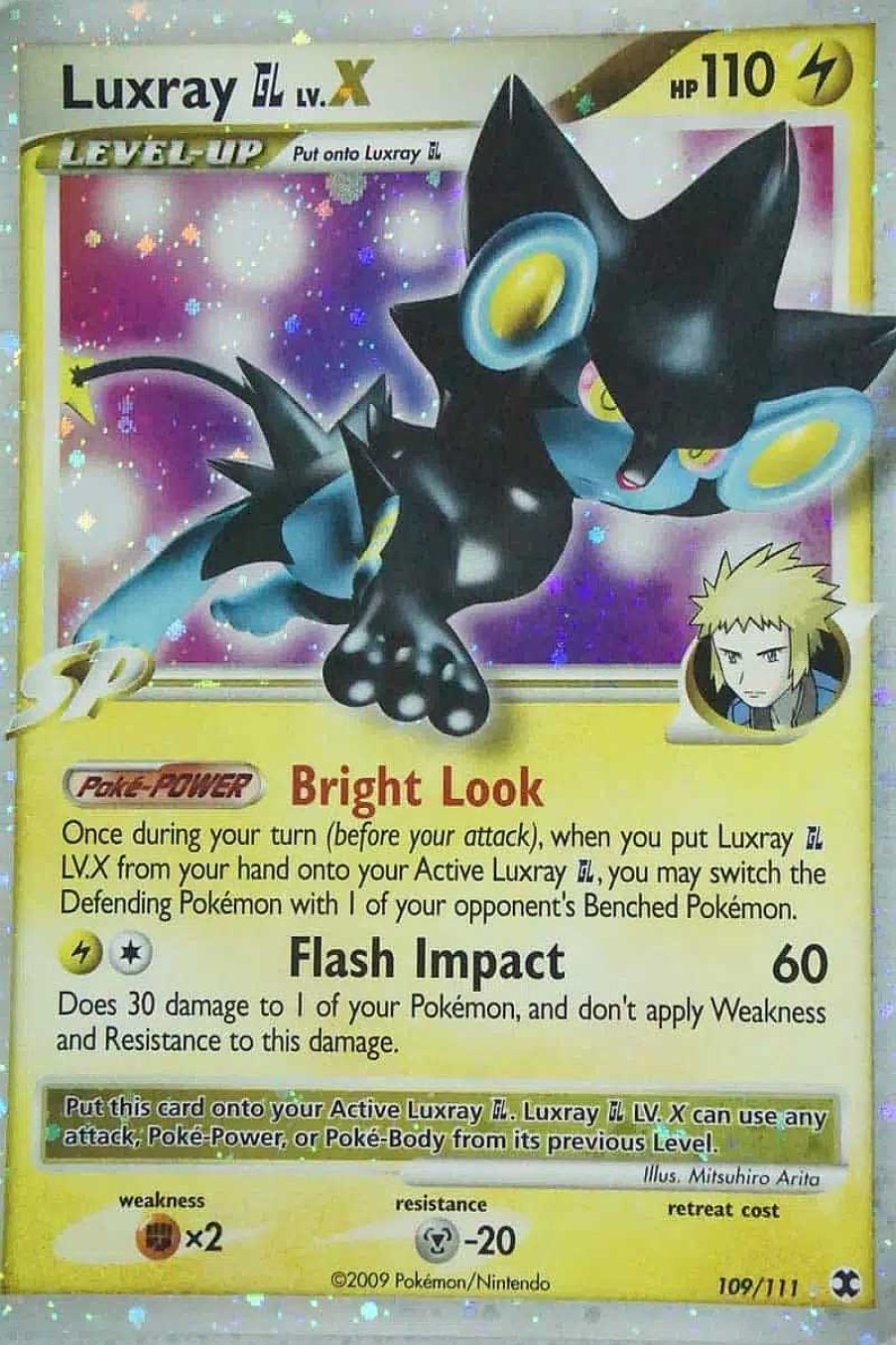 POCKET MONSTER Pokemon Kort | Luxray Gl Lv.X 109/111