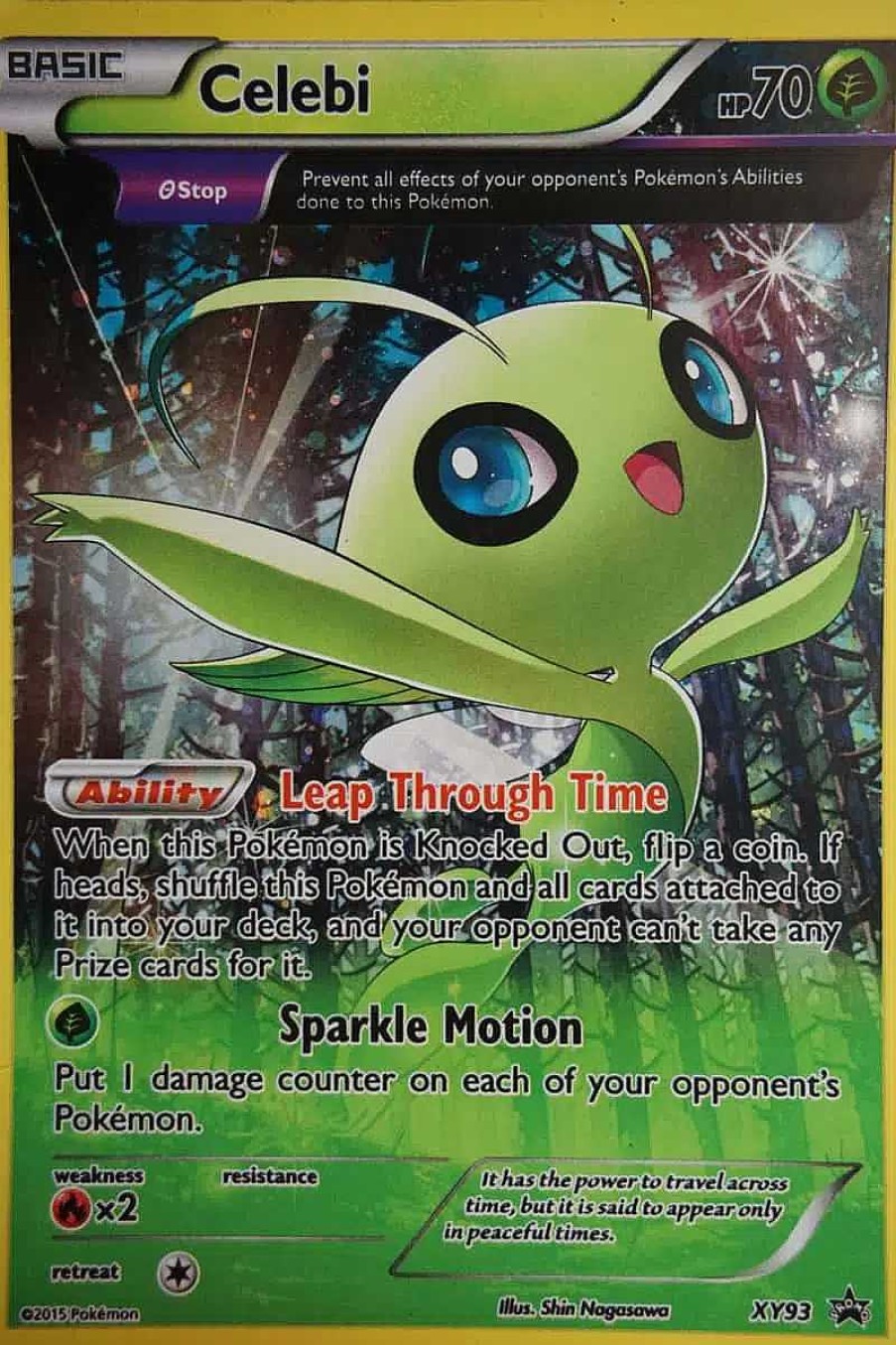 POCKET MONSTER Pokemon Kort | Celebi Xy93 Full Art Ultra Rare