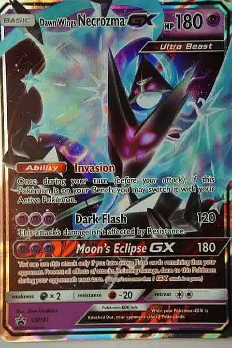 POCKET MONSTER Pokemon Kort | Dawn Wings Necrozma Gx Sm101