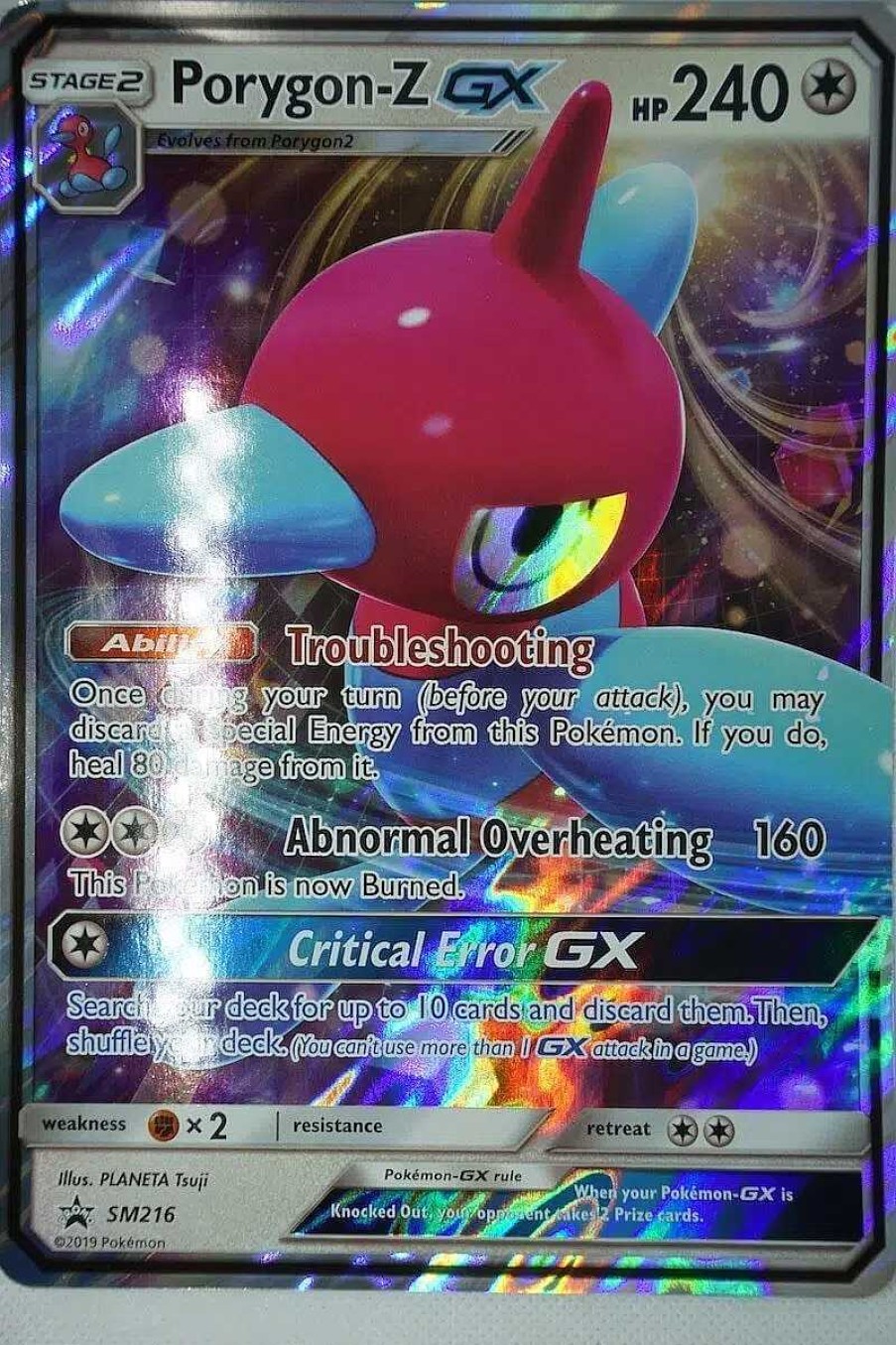 POCKET MONSTER Pokemon Kort | Porygon-Z Gx Sm216 Stor