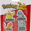 POCKET MONSTER Pokemon Skoleudstyr | 4 Pokemon Starters Viskelaeder