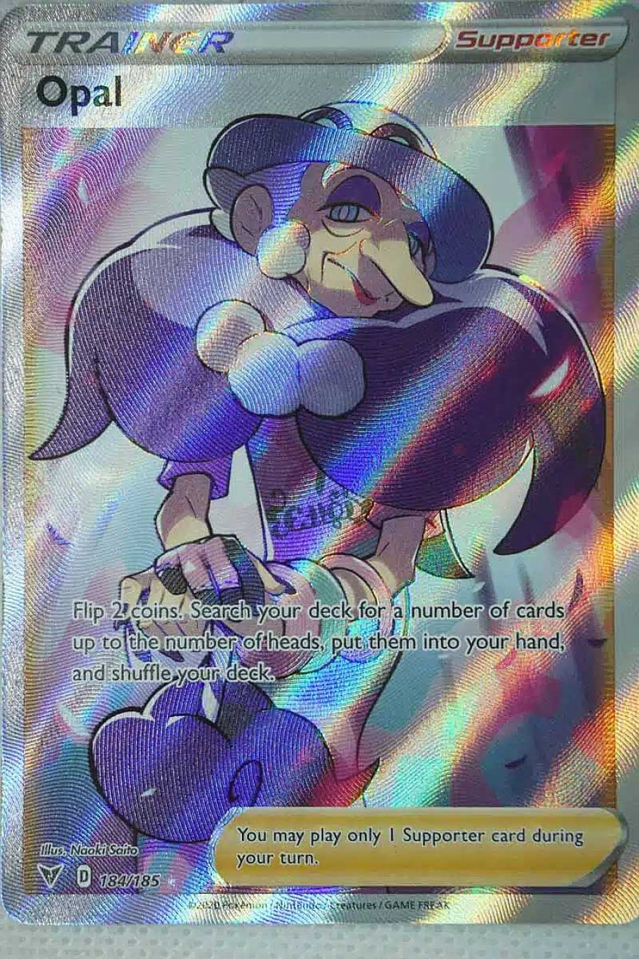 POCKET MONSTER Pokemon Kort | Opal 184/185 Full Art