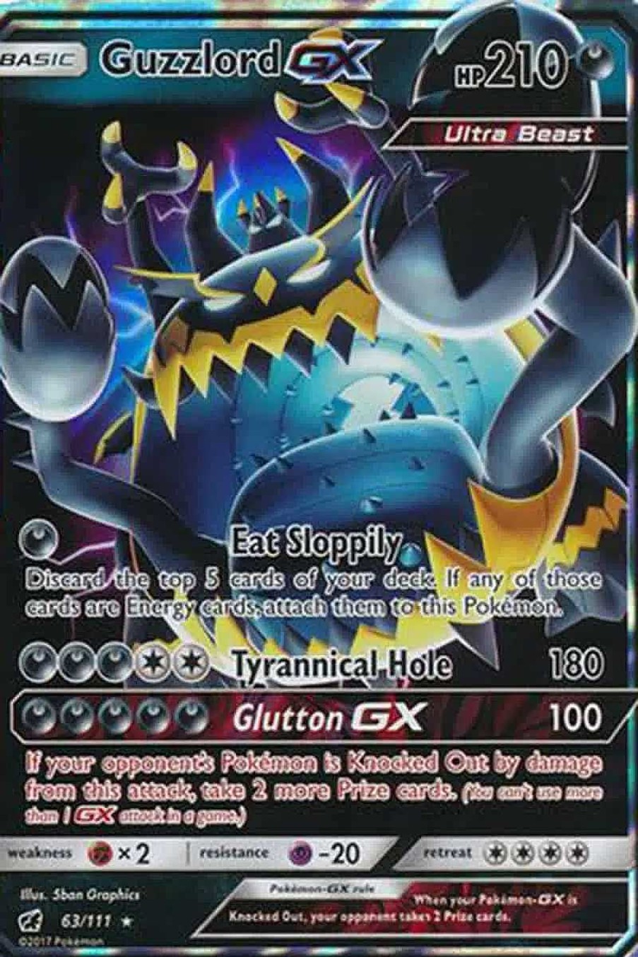 POCKET MONSTER Pokemon Kort | Guzzlord Gx 63/111