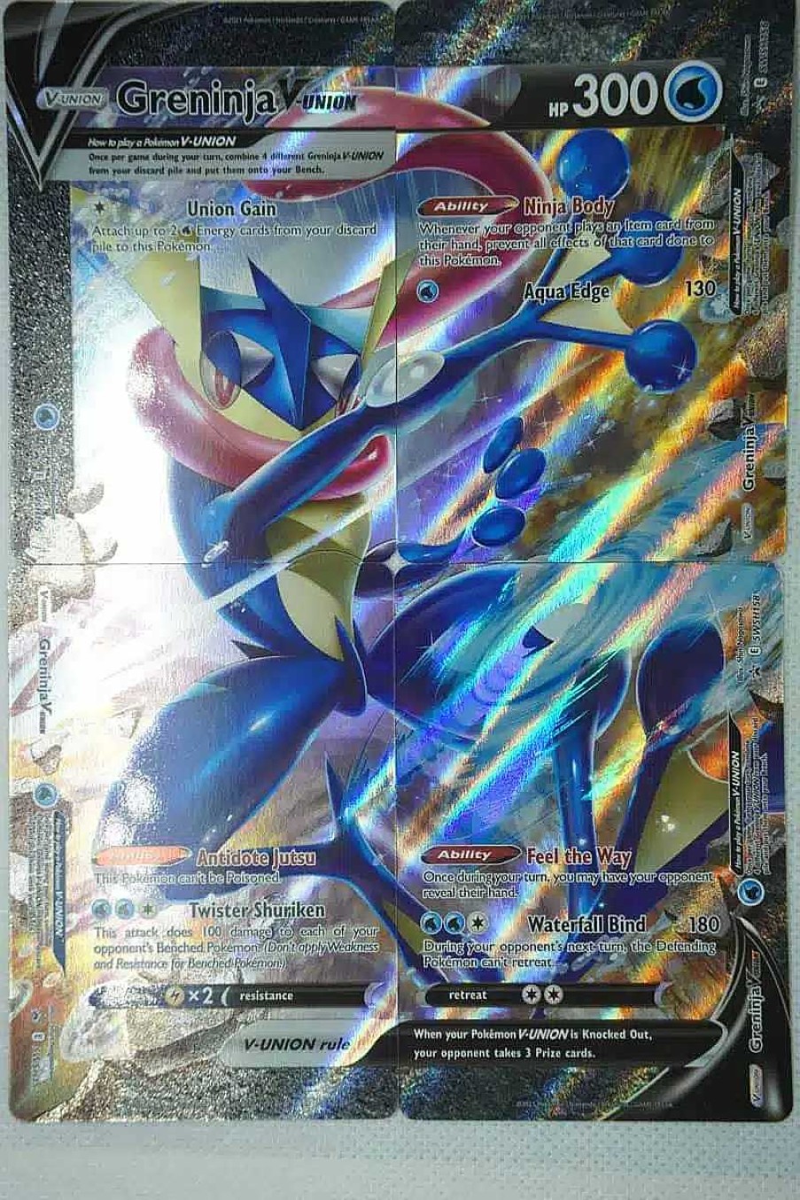 POCKET MONSTER Pokemon Kort | Greninja V Union Saet