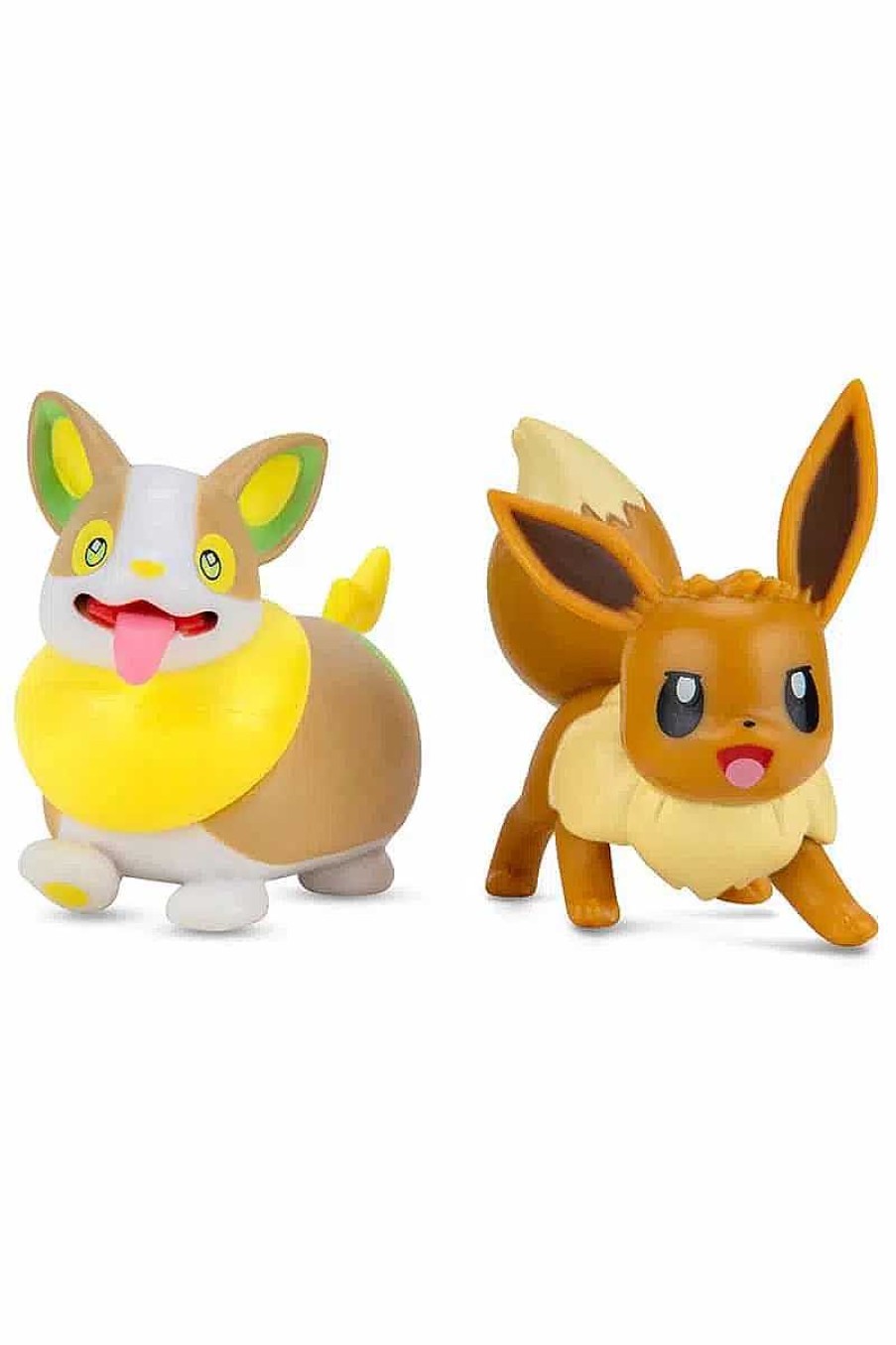 POCKET MONSTER Pokemon Figurer | Eevee & Yamper Figurer