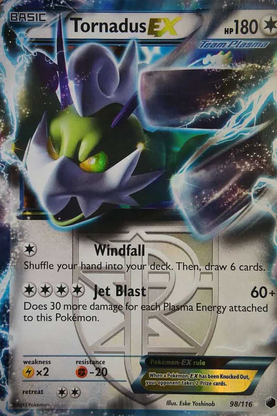 POCKET MONSTER Pokemon Kort | Tornadus Ex 98/116