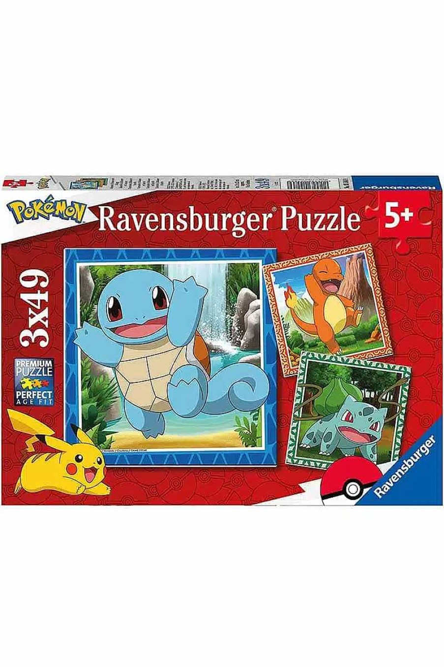 POCKET MONSTER Pokemon Til Bornevaerelset | Pokemon Puslespil Med Charmander Squirtle Og Bulbasaur