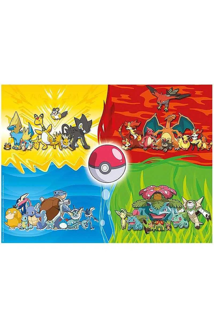 POCKET MONSTER Pokemon Til Bornevaerelset | Pokemon Ravensburger Puslespil Med 150 Brikker