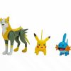 POCKET MONSTER Pokemon Figurer | Boltund Pikachu Og Mudkip Figurer