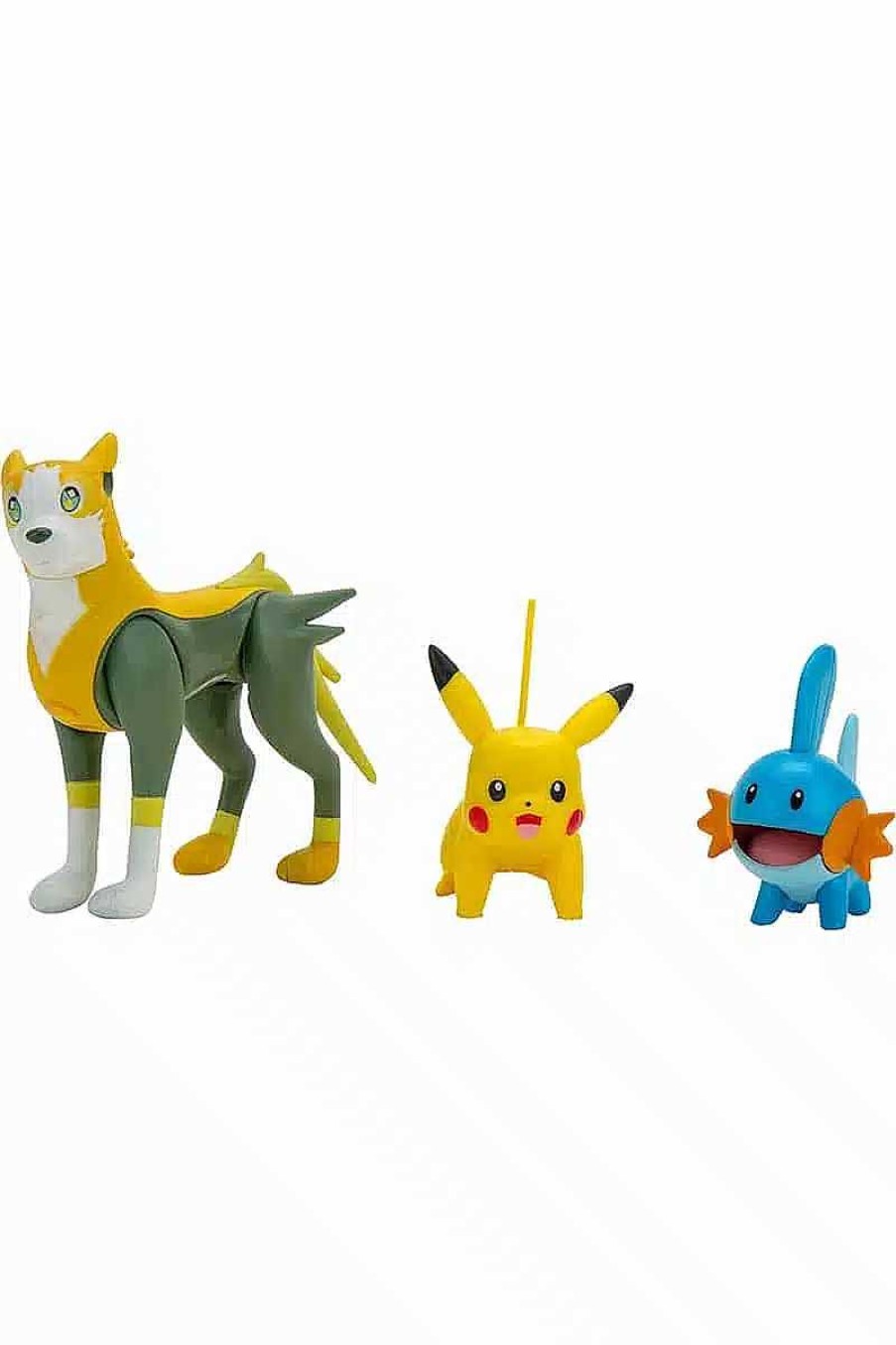 POCKET MONSTER Pokemon Figurer | Boltund Pikachu Og Mudkip Figurer