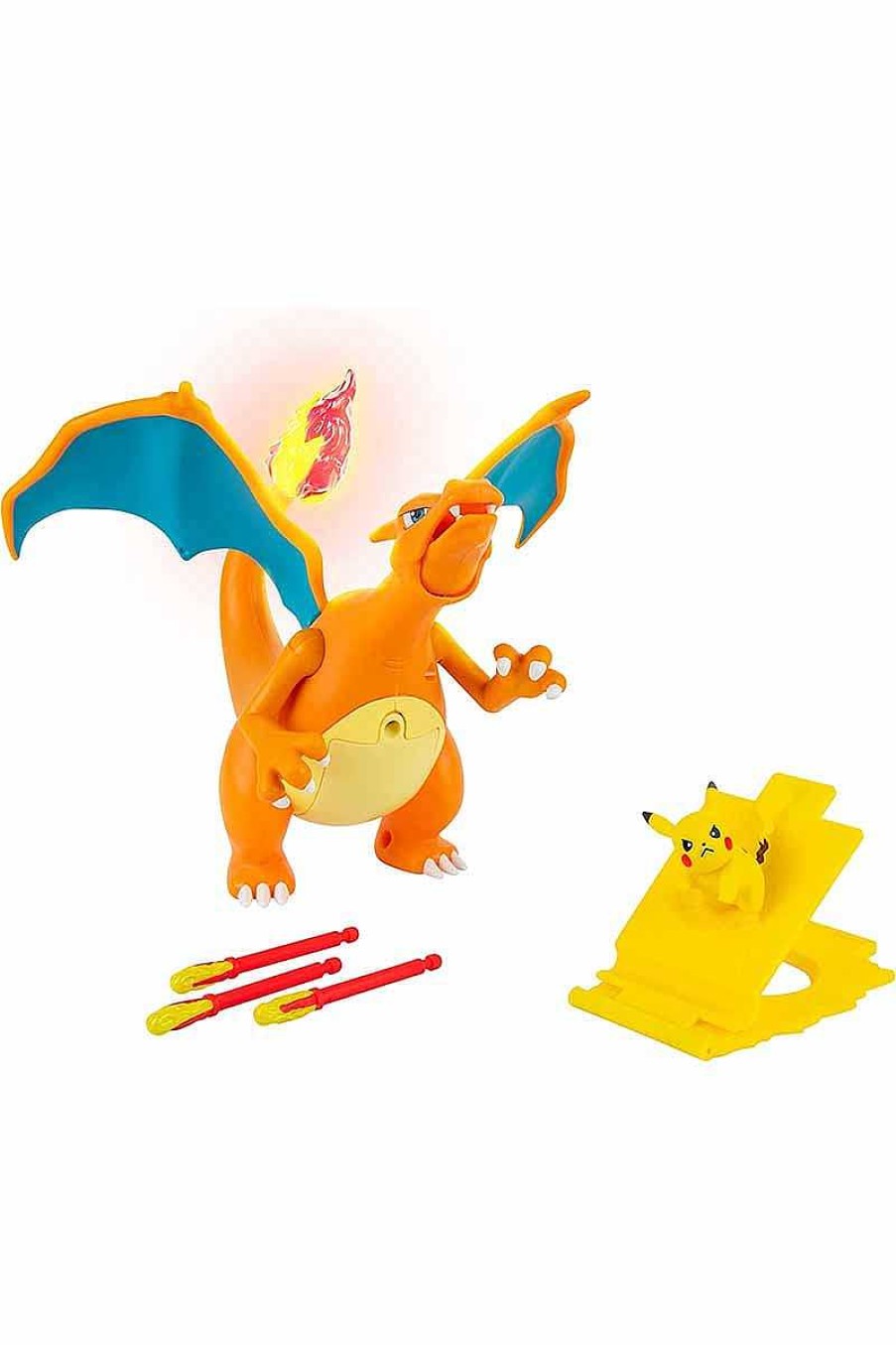 POCKET MONSTER Pokemon Figurer | Interaktive Charizard Og Pikachu Figurer