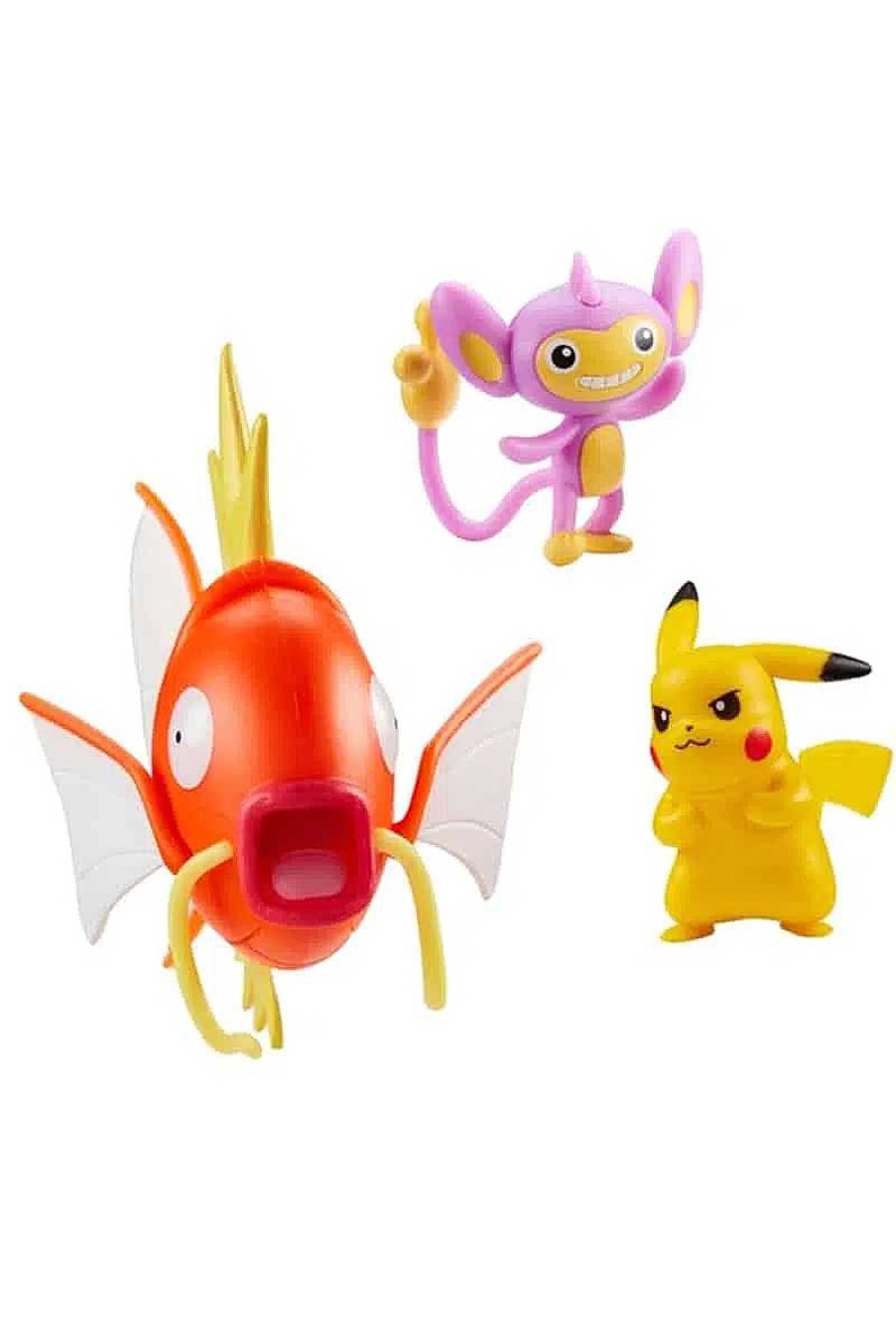 POCKET MONSTER Pokemon Figurer | Magikarp Aipom Og Pikachu Figurer