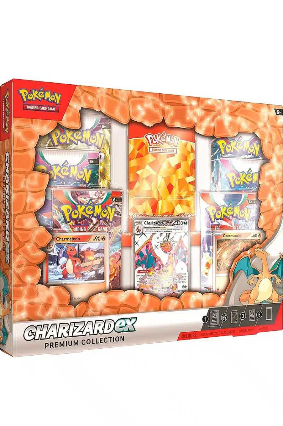 POCKET MONSTER Pokemon Kort | Charizard Ex Premium Collection Box